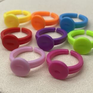 キッズ用　プラリング　台座パーツ　ランダム50個【AP-RG-50-MIX】