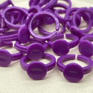 キッズ用　プラリング　台座パーツ　20個【AP-RG-20-PPL】