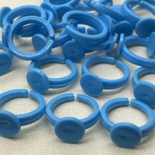 キッズ用　プラリング　台座パーツ　20個【AP-RG-20-BLU】