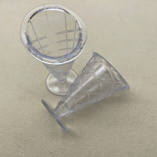 ミニチュア　パフェグラス　2個入り【MNT-GLS-2P-01】