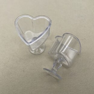 ミニチュア　ハートグラス　2個入り【MNT-GLS-2P-03】