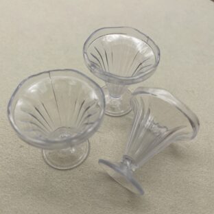 ミニチュア　パフェグラス　3個入り【MNT-GLS-3P-02】