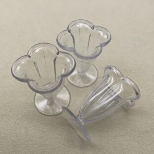 ミニチュア　パフェグラス　3個入り【MNT-GLS-3P-05】