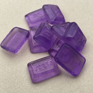 デコパーツ　キャンディ　パープル10個入り　貼り付けパーツ【DP-CY-003-PPL】