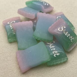 デコパーツ　キャンディ　グリーン10個入り　貼り付けパーツ【DP-CY-006-GRN】