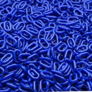 プラチェーンパーツ　100個入り　ネイビーブルー【CP-15-9-bln】