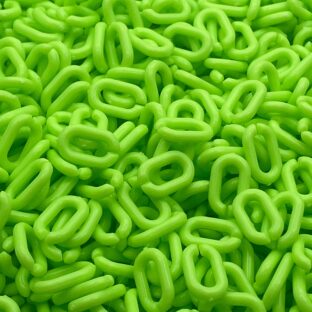 プラチェーンパーツ　100個入り　グリーン【CP-15-9-gr】