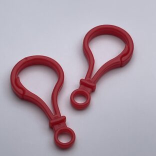 プラスチックナスカン　20個入り　レッド【PK-20-RED】