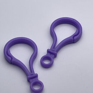 プラスチックナスカン　20個入り　パープル【PK-20-PPL】