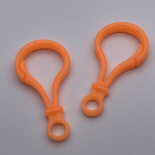 プラスチックナスカン　20個入り　オレンジ【PK-20-ORN】