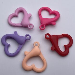 プラスチックカン　ハート　ピンクミックス　30個【PK-PNKMIXｈ2】