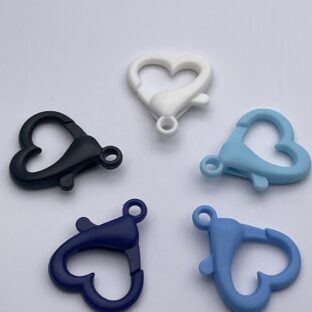 プラスチックカン　ハート　ブルーミックス　30個【PK-BLUMIXｈ2】