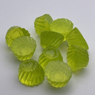 デコパーツ　ゼリー　グリーン　10個入り　貼り付けパーツ【DP-JY-006-GRN】