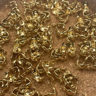 ボールチップ　貝チップ　ゴールド　50個入り　8×4㎜【BT-GLD01】