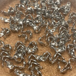 ボールチップ　貝チップ　シルバー　50個入り　8×4㎜【BT-SIL01】