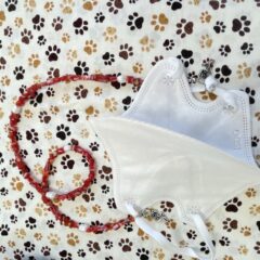 マスクコード　50㎝　サザレビーズで作る　シンプルコード