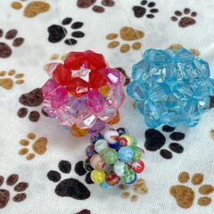30個のビーズで作る　ビーズボール基本