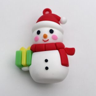 プラチャーム 　クリスマス　雪だるま　1個入り【PCM-xmas-swm】