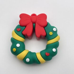 プラチャーム 　クリスマス　リース　1個入り【PCM-xmas-cmw】