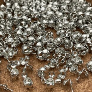 ボールチップ　貝チップ　シルバー　200個入り　8×4㎜【BT-SIL04】