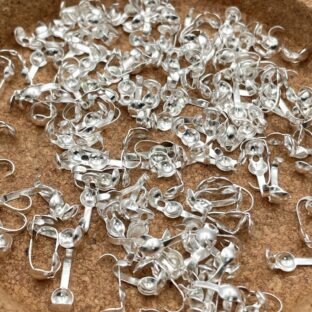 ボールチップ　銀メッキ　100個入り　9×4㎜【BT-SIL05】