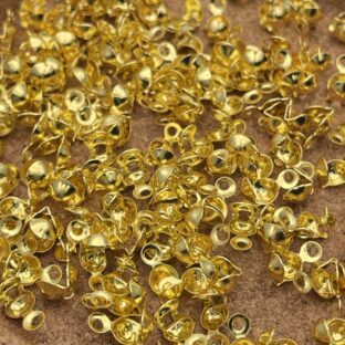 ボールチップ　貝チップ　ゴールド　200個入り　8×4㎜【BT-GLD03】