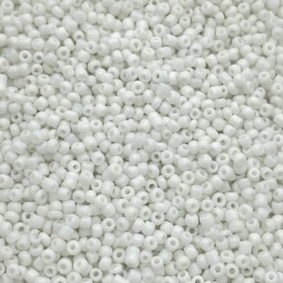 シードビーズ　2㎜　ホワイト　30ｇ【SEED-BEADS-o02-WHT】