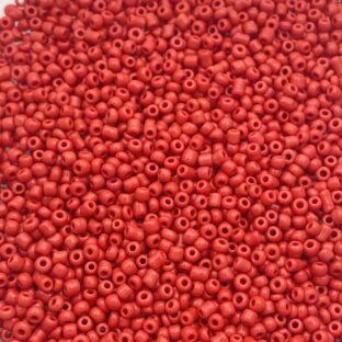 シードビーズ　2㎜　レッド　30ｇ【SEED-BEADS-o02-RED】