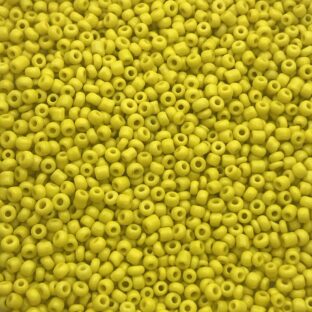 シードビーズ　2㎜　イエロー　30ｇ【SEED-BEADS-o02-YEL】