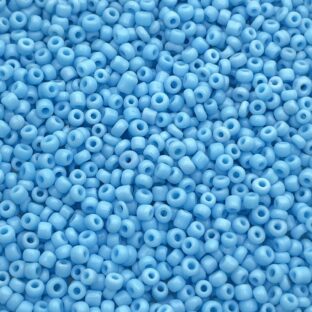 シードビーズ　2㎜　スカイブルー　30ｇ【SEED-BEADS-o02-BLU1】