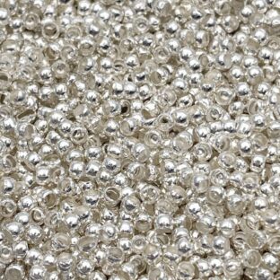 つぶし玉　カシメ玉　2.0㎜　シルバー【AP-cb-2.0s】