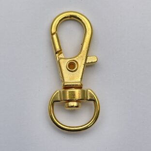 回転式ナスカン　6個入り　ゴールド【AP-KNK1-GLD】