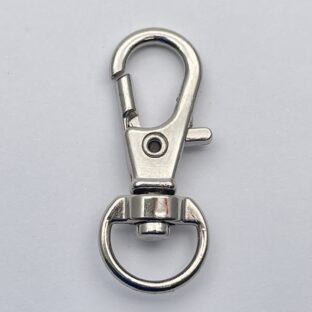 回転式ナスカン　6個入り　シルバー【AP-KNK1-SIL】