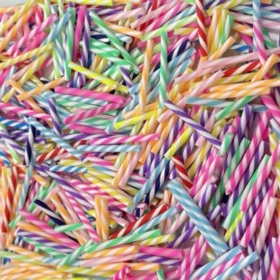 デコパーツ　クリスマスパーツ　キャンディ棒　30本入り　貼り付けパーツ【DP-xmas-cmcMIX】