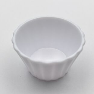 ミニチュア　エッグタルトカップ　ホワイト　10個入り【MNT-cup-ｗ】